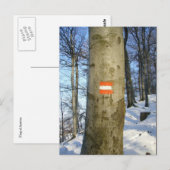 oostenrijkse vlagboom briefkaart (Voorkant / Achterkant)