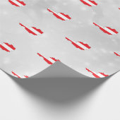 Oostenrijkse vlaggenkaart cadeaupapier (Hoek)