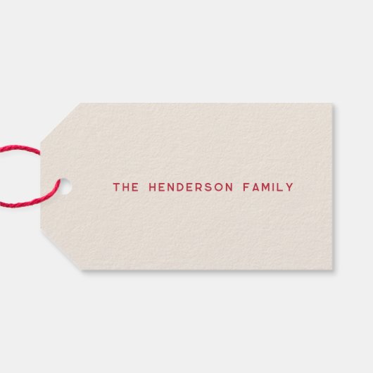 Oostenrijkse vreugde | Vrolijk kerstfeest | Aangep Cadeaulabel (Achterkant Horizontaal)