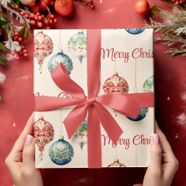 Oostenrijkse vreugde | Vrolijk kerstfeest | Drie O Cadeaupapier