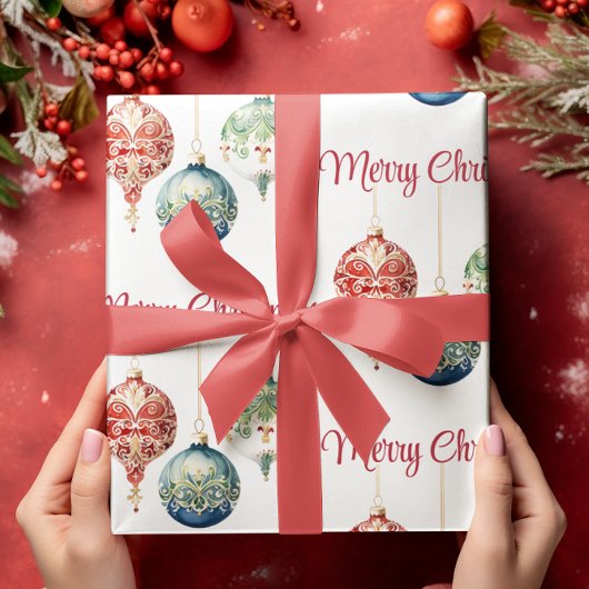 Oostenrijkse vreugde | Vrolijk kerstfeest | Drie O Cadeaupapier