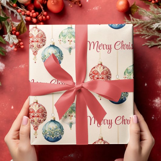 Oostenrijkse vreugde | Vrolijk kerstfeest | Drie O Cadeaupapier