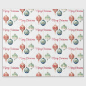 Oostenrijkse vreugde | Vrolijk kerstfeest | Drie O Cadeaupapier (Vlak)