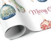 Oostenrijkse vreugde | Vrolijk kerstfeest | Drie O Cadeaupapier (Rol Hoek)