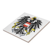 oostenrijkse wapenmunt tegeltje (Zijkant)