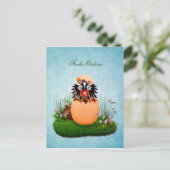 Oostenrijkse wapenschild "Frohe Ostern" Briefkaart (Staand voorkant)