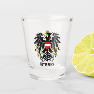 Oostenrijkse wapenschild shot glas