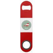 Oostenrijkse wapenschild speed flessenopener (Achterkant)