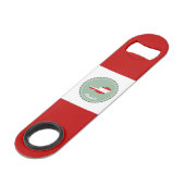 Oostenrijkse wapenschild speed flessenopener (Achterkant Gekanteld)