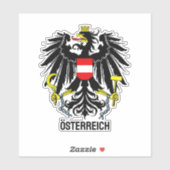 Oostenrijkse wapenschild sticker (Vel)