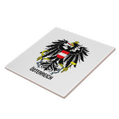 Oostenrijkse wapenschild tegeltje (Zijkant)