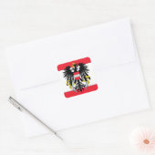 Oostenrijkse wapenstilstand vierkante sticker (Envelop)