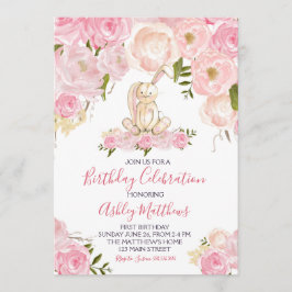 Ooster Bunny First-jarig, wat konijntje Kaart