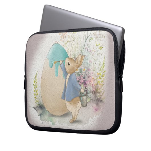 ooster bunny peter laptop sleeve (Voorkant Links)