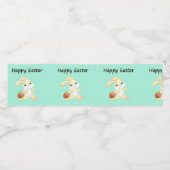 oosterbundel met mand waterfles etiket (Enkel label)