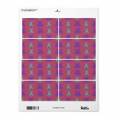 oosterbundelpatroon etiket (Full Sheet)