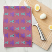 oosterbundelpatroon theedoek (Quarter Fold)