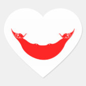 oostereiland hart sticker (Voorkant)