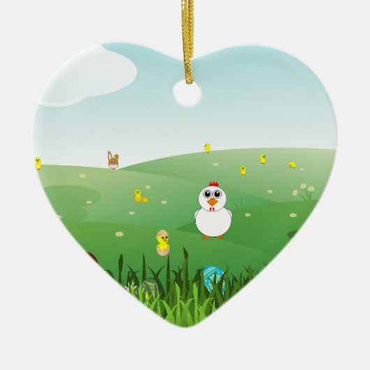 oostergras keramisch ornament (Voorkant)