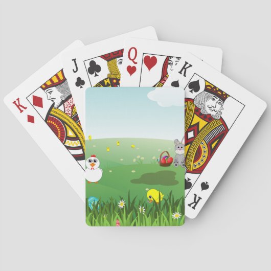 oostergras pokerkaarten (Achterkant)