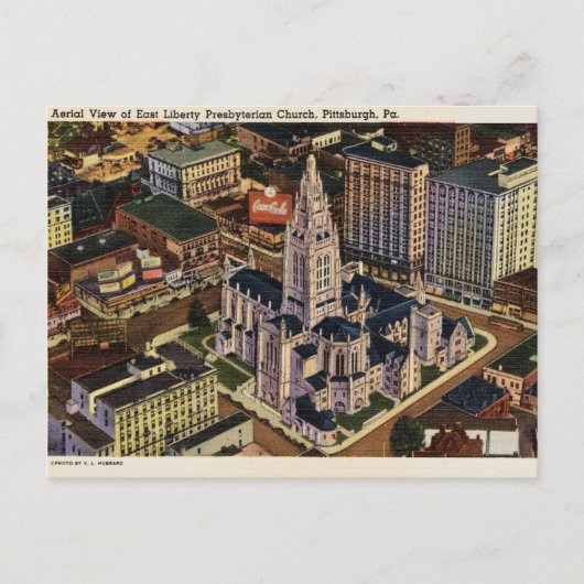 Oosterkerk, Pittsburg Pennsylvania Briefkaart (Voorkant)