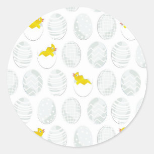oosterkippen ronde sticker