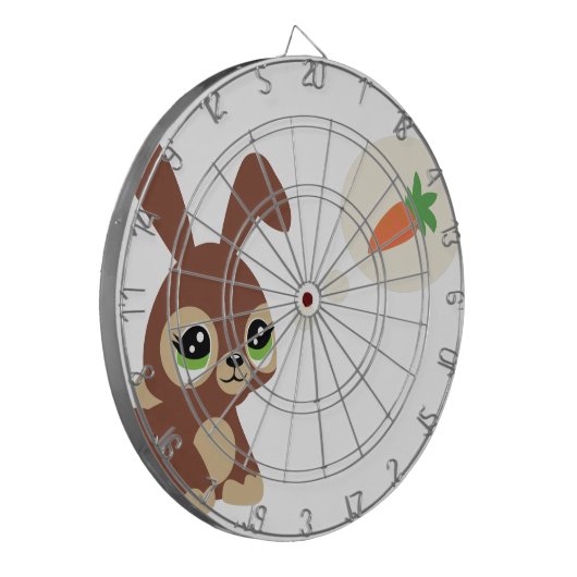 oosterkonijn dartbord (Voorkant Links)