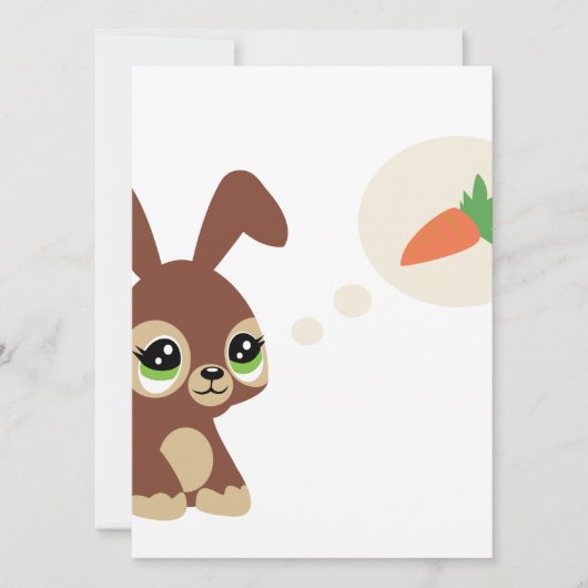 oosterkonijn feestdagenkaart (Voorkant)