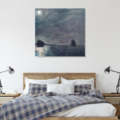 oosterpunt licht canvas afdruk (Insitu (Slaapkamer))