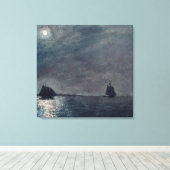 oosterpunt licht canvas afdruk (Insitu (Houten vloer))