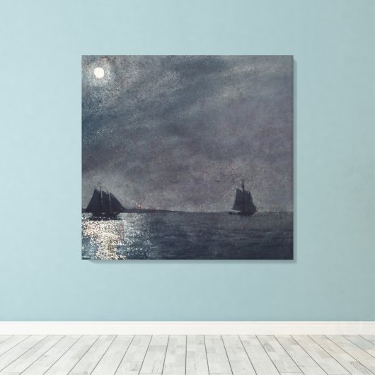 oosterpunt licht canvas afdruk (Insitu (Houten vloer))