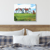 Oosterpunt Vuurtoren, MA verpakt Canvas (Insitu (Slaapkamer))