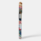Oosters abstract Geisha sakura bloemen tattoo Case-Mate iPhone Case (Achterkant / Rechts)