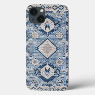 Oosters Antiek Blauw Kilim Kleed Case-Mate iPhone Case