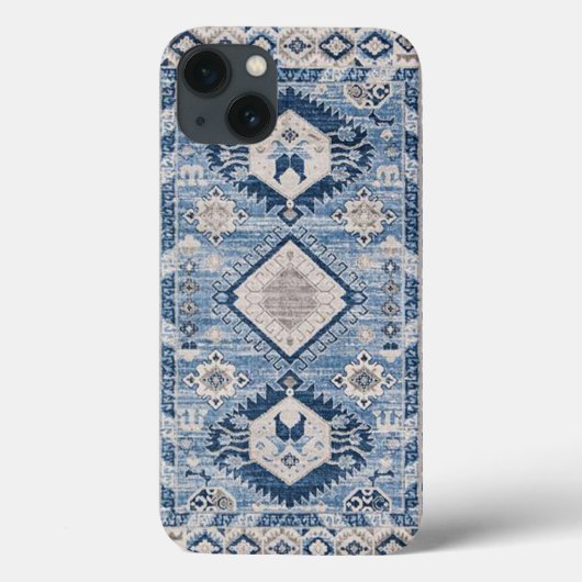 Oosters Antiek Blauw Kilim Kleed Case-Mate iPhone Case (Achterkant)