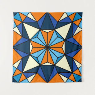 Oosters Arabisch geometrisch naadloos patroon Wandkleed