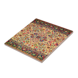 Oosters Azirbedyan Antiek Kilim tapijt Tegeltje