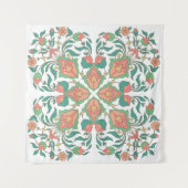 Oosters bloemenontwerp  wandkleed (Voorkant)