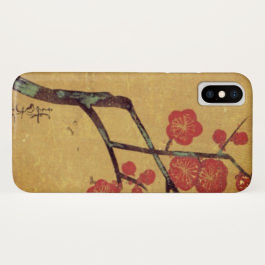 Oosters bloemig  japans kersengoud roze Case-Mate iPhone case (Achterkant (horizontaal))