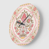  oosters: bloemig stijlvol design. grote klok (Hoek)