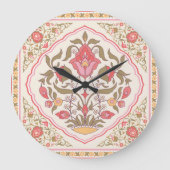  oosters: bloemig stijlvol design. grote klok (Voorkant)