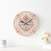  oosters: bloemig stijlvol design. grote klok (Huis)