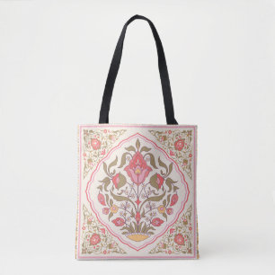 oosters: bloemig stijlvol design. tote bag