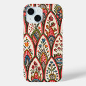 OOSTERS BLOEMPATROON Kleurrijke Bloemen Bladeren Case-Mate iPhone Case (Achterkant)