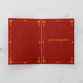 Oosters dubbel het gelukhuwelijk RSVP van de jade (Binnen)