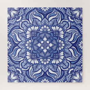 Oosters Etnaadloos Henna Patroon Legpuzzel