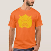 Oosters Geel Japan Konijn Mon Oosterse kunst T-shirt (Voorkant)