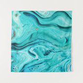 Oosters gemarmerd papier, luxe kunst. wandkleed (Voorkant (horizontaal))