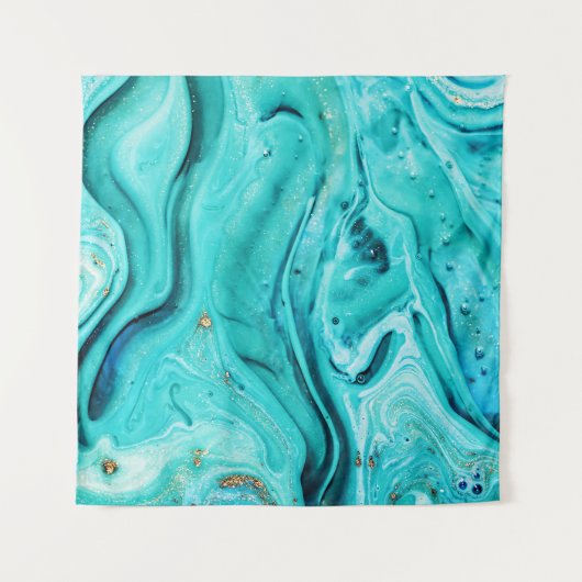 Oosters gemarmerd papier, luxe kunst. wandkleed (Voorkant)