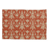 Oosters Ikat geometrisch damast patroon Kussensloop (Achterkant)